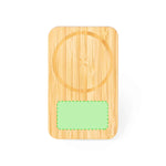 Gonzo Bamboo Wireless Car Charger – Sustainable Smartphone Holder with 15W Wireless Charging
