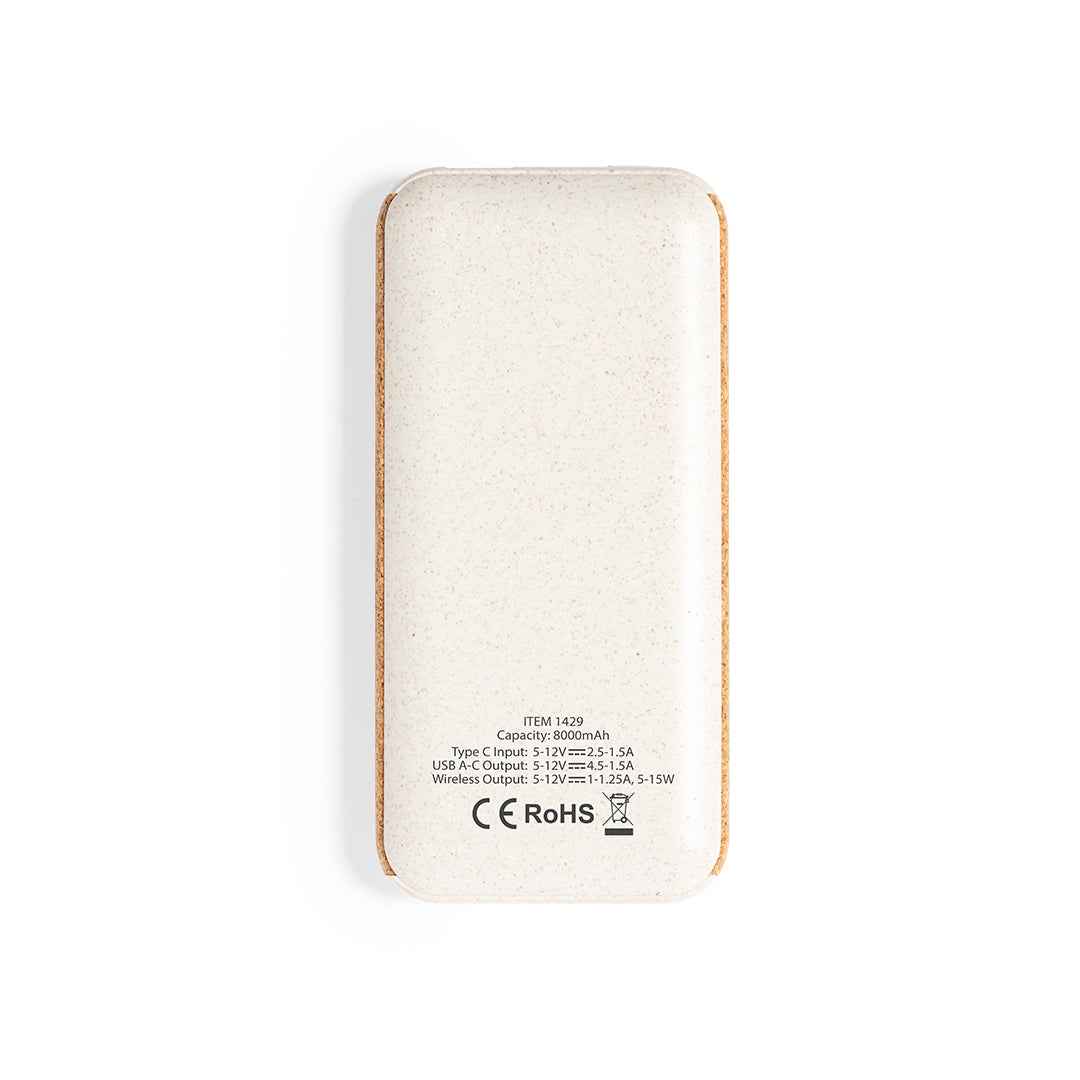 Limerick Eco-Friendly Power Bank - Sustainable Charging Solution