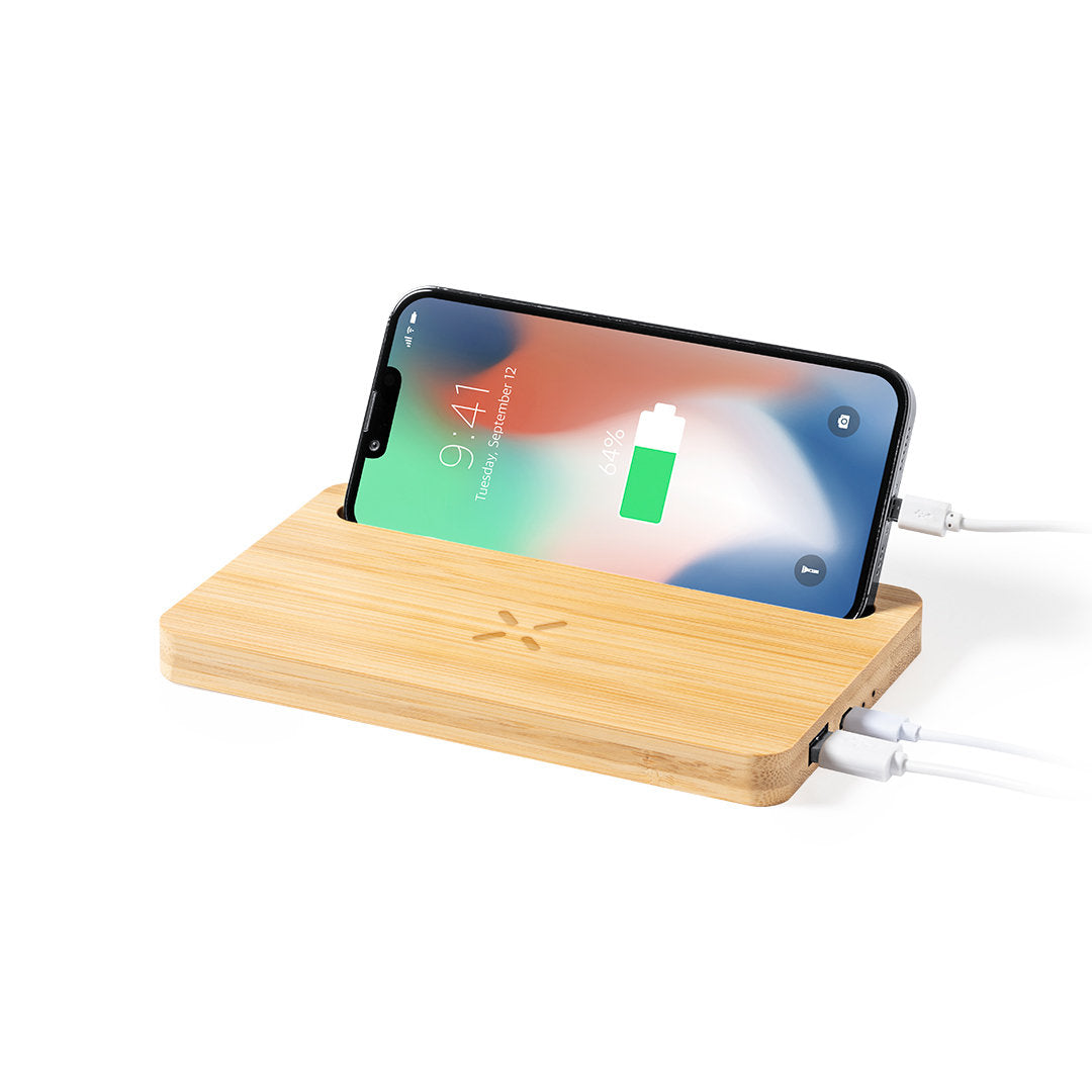 Loubron Wireless Charger Bamboo Organizer for Irish Businesses