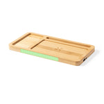 Golbar Wireless Charger and Organiser – Sustainable Bamboo Design