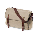 Gibson Shoulder Bag – Durable Canvas and PU Leather Design