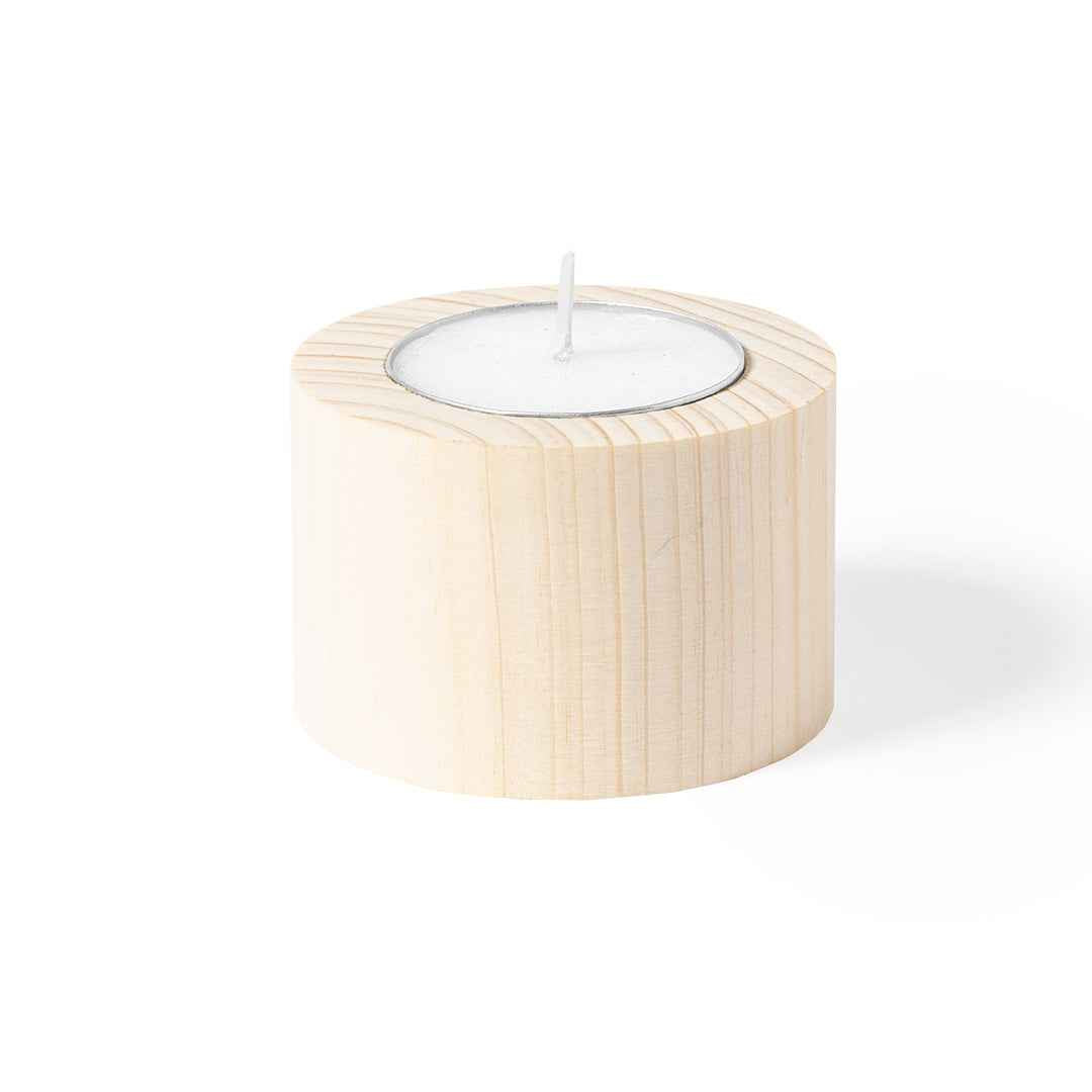 Yiren Candle – Natural Vanilla Scented Candle with Eco-friendly Wooden Base