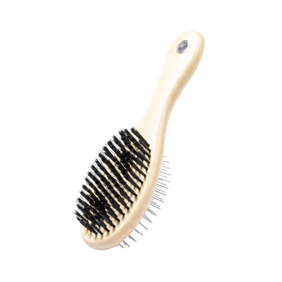 Brolin Pet Brush – Durable Natural Wood Brush for Pets