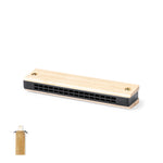 Blues Harmonica – Natural Pine Wood Harmonica with Carry Bag
