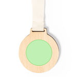 Guster Wooden Medal – Natural Wood Award with Cotton Lanyard