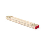 Medil Wooden Carpenter's Ruler – Durable and Practical Measuring Tool