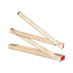 Medil Wooden Carpenter's Ruler – Durable and Practical Measuring Tool