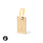 Elwes Bamboo Luggage Tag – Sustainable Travel Accessory