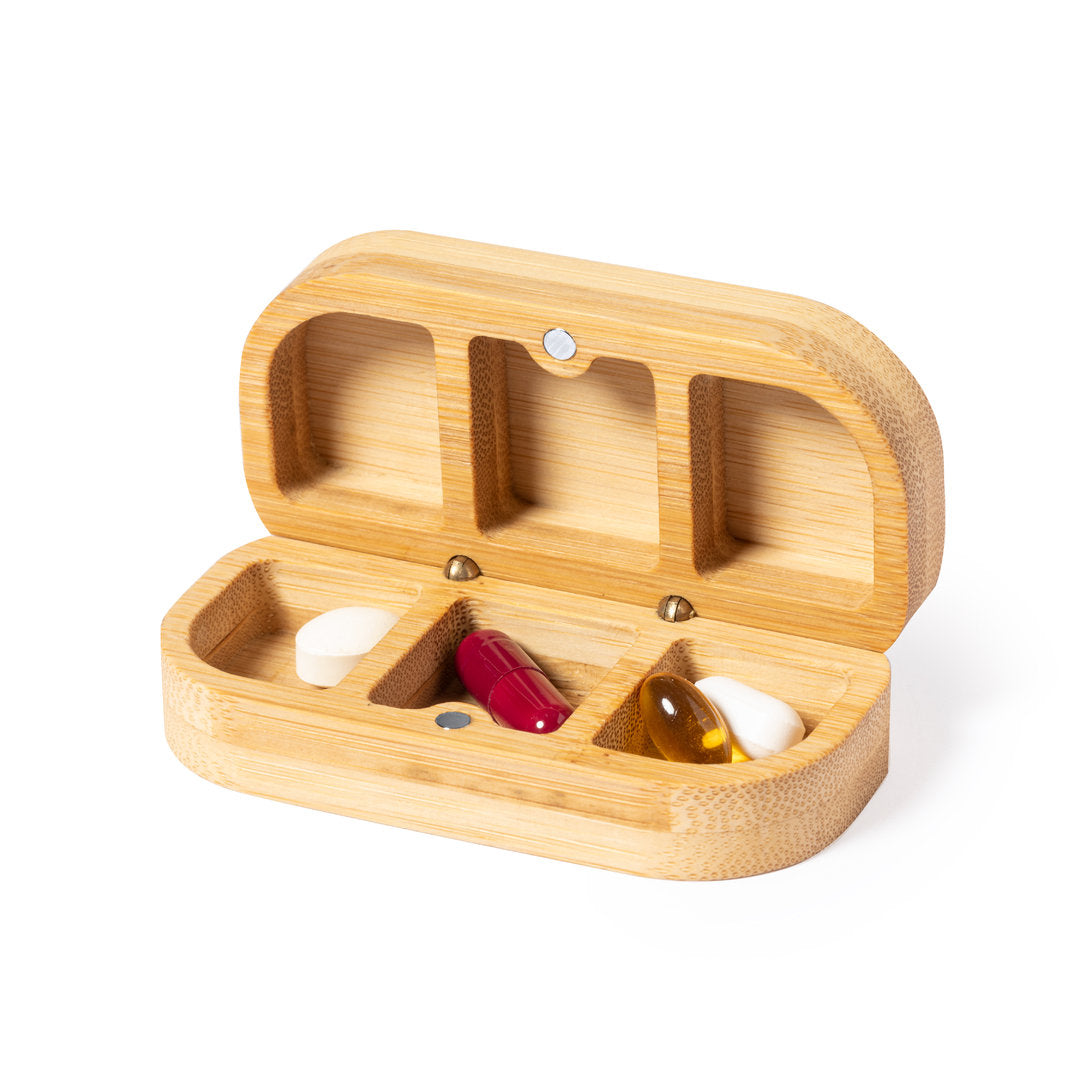 Pensol Bamboo Pillbox – Durable and Eco-Friendly Storage Solution