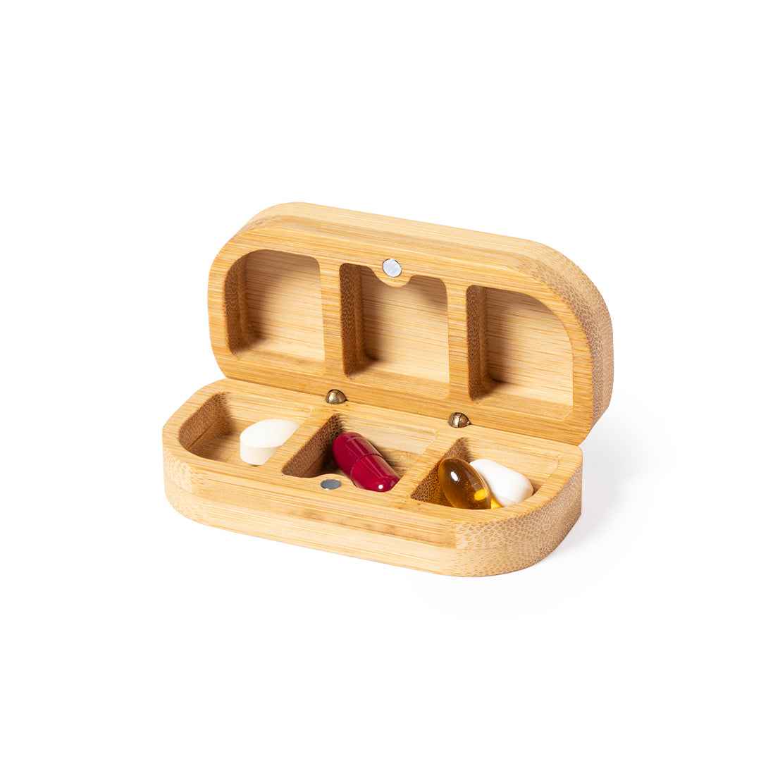 Pensol Bamboo Pillbox – Durable and Eco-Friendly Storage Solution