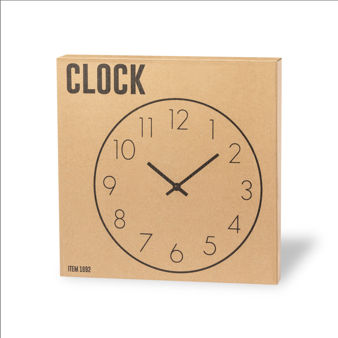 Kajim Wall Clock – Stylish MDF Wooden Clock for Irish Homes and Offices