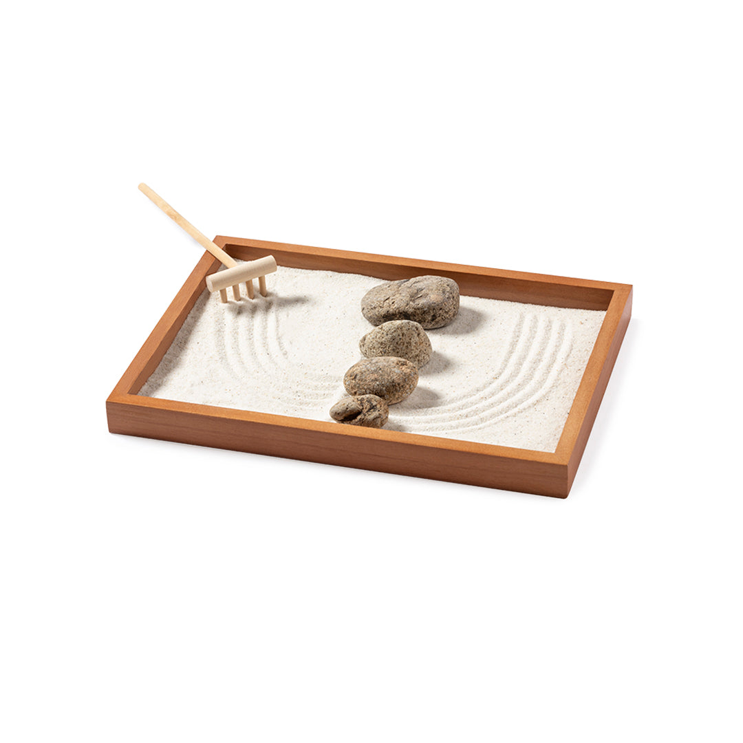 Azumy Mini Zen Garden – Natural Wooden Relaxation Set