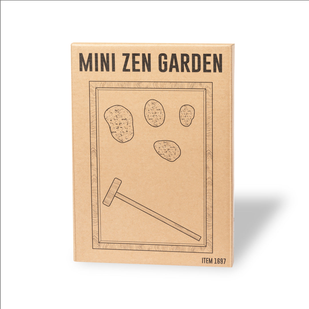 Azumy Mini Zen Garden – Natural Wooden Relaxation Set