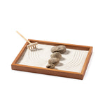 Azumy Mini Zen Garden – Natural Wooden Relaxation Set