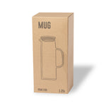 Dibrix Glass Jug – Durable Borosilicate Glass with Bamboo Lid