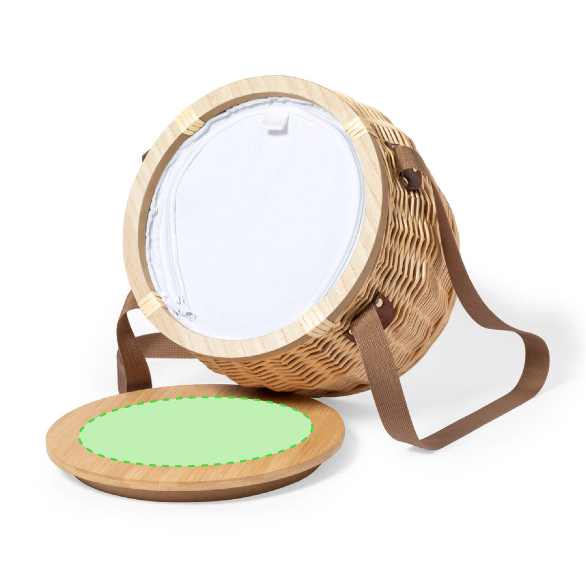 Bubu Retro Cooler Basket – Stylish and Practical Picnic Companion