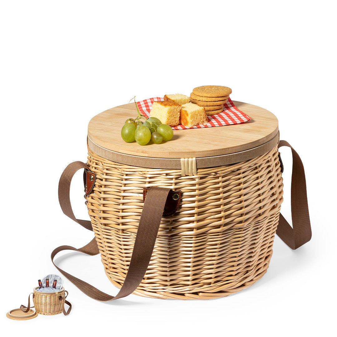 Bubu Retro Cooler Basket – Stylish and Practical Picnic Companion