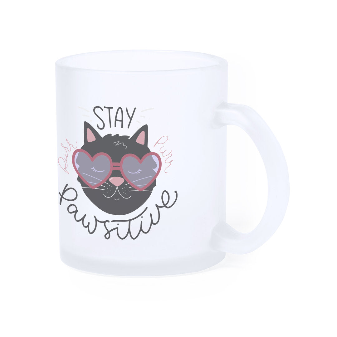 Amira Sublimation Glass Mug – 350ml Capacity