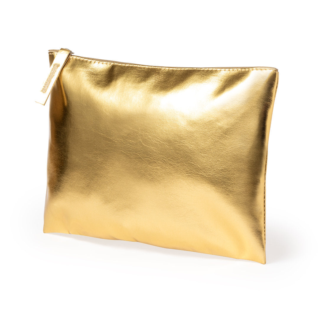 Darak PU Leather Beauty Bag – Stylish and Practical Metallic Finish Bags