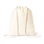Serlen Cotton Drawstring Backpack – Durable and Natural