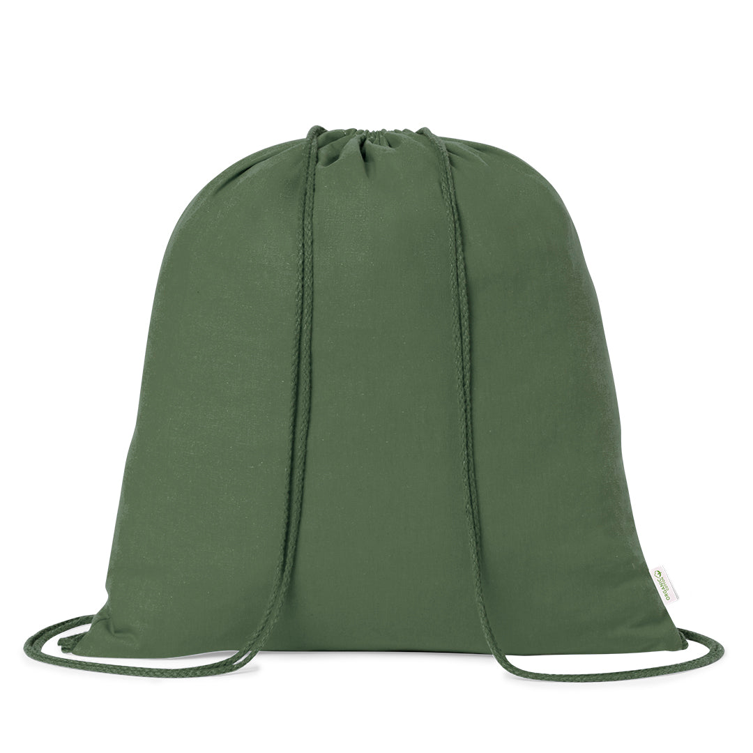 Maziu Organic Cotton Drawstring Backpack – Sustainable and Practical
