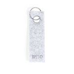 Triax Keyring – Eco-Friendly Felt RPET Keyring with Metal Eyelet