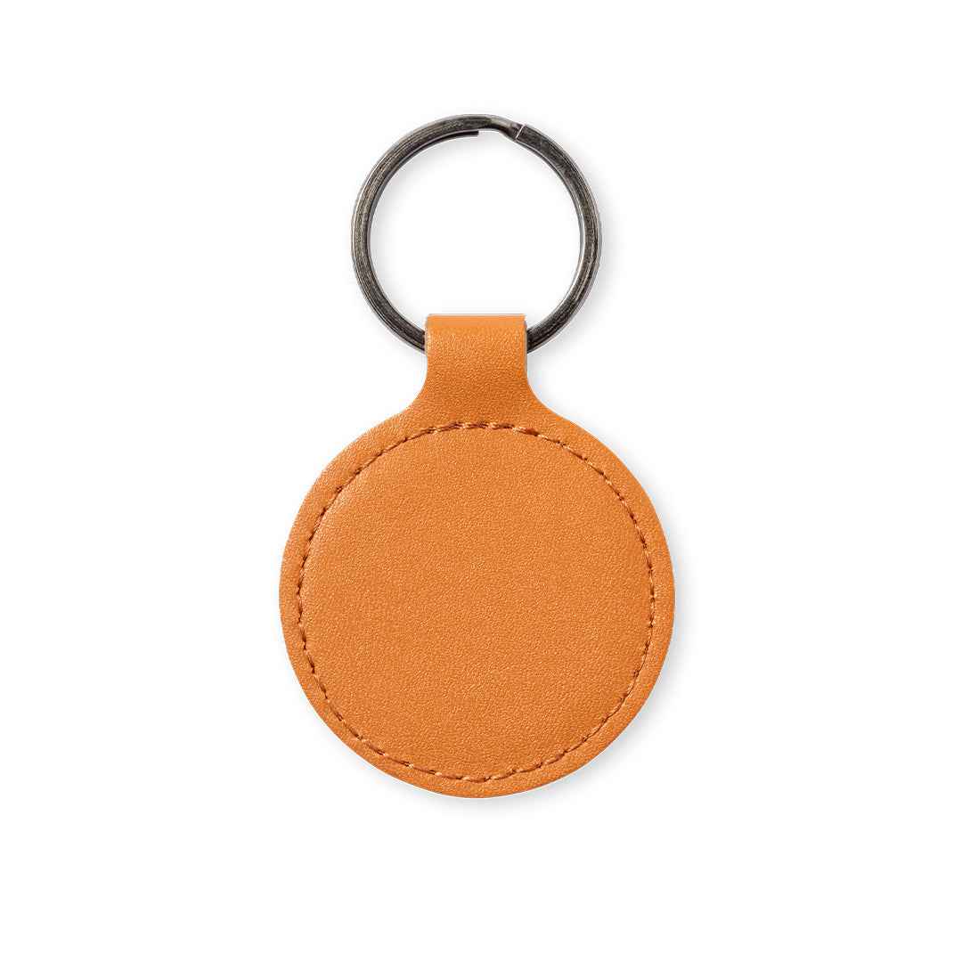 Dontex Recycled Leather Keyring – Sustainable Promotional Gift
