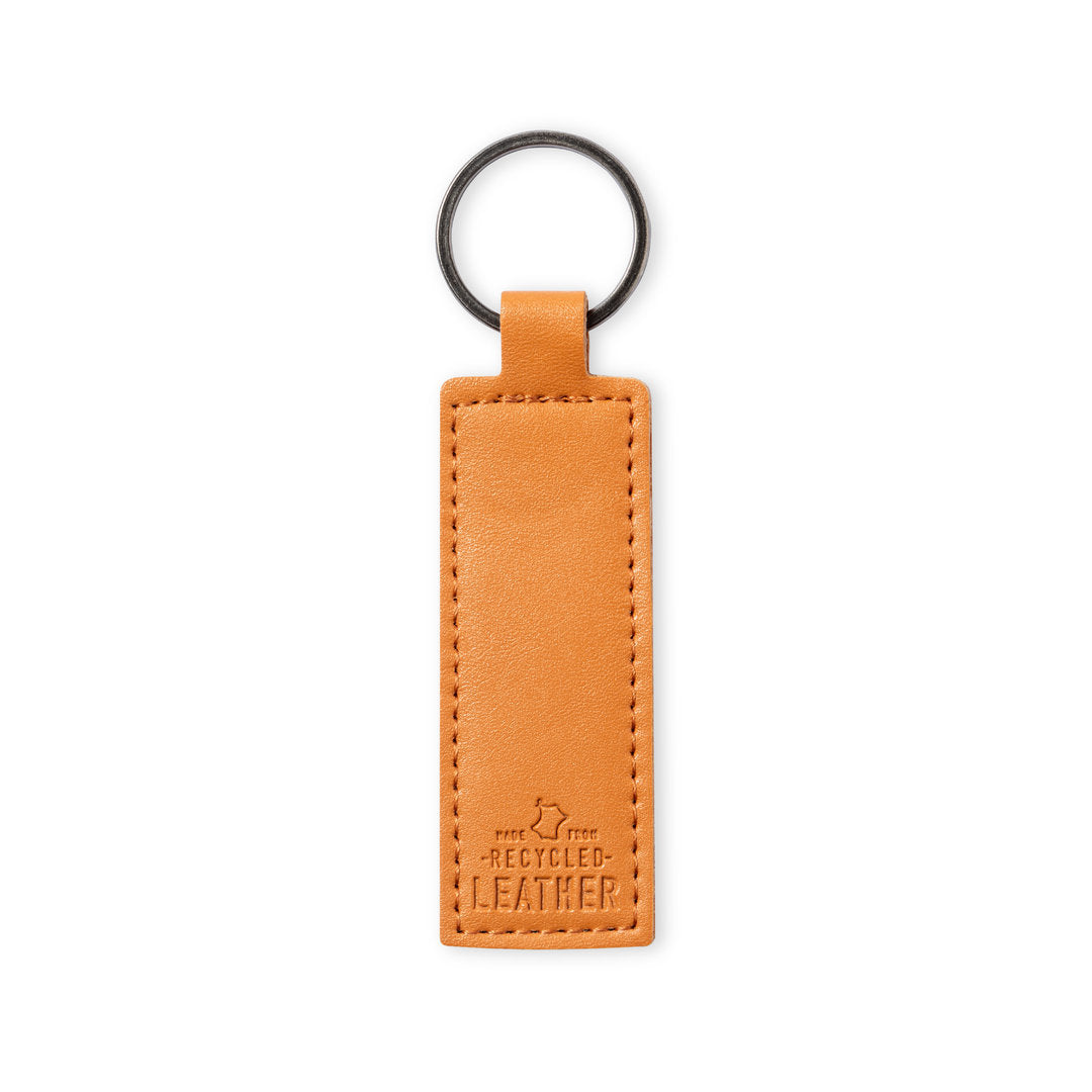 Noemix Recycled Leather Keyring – Sustainable Promotional Gift