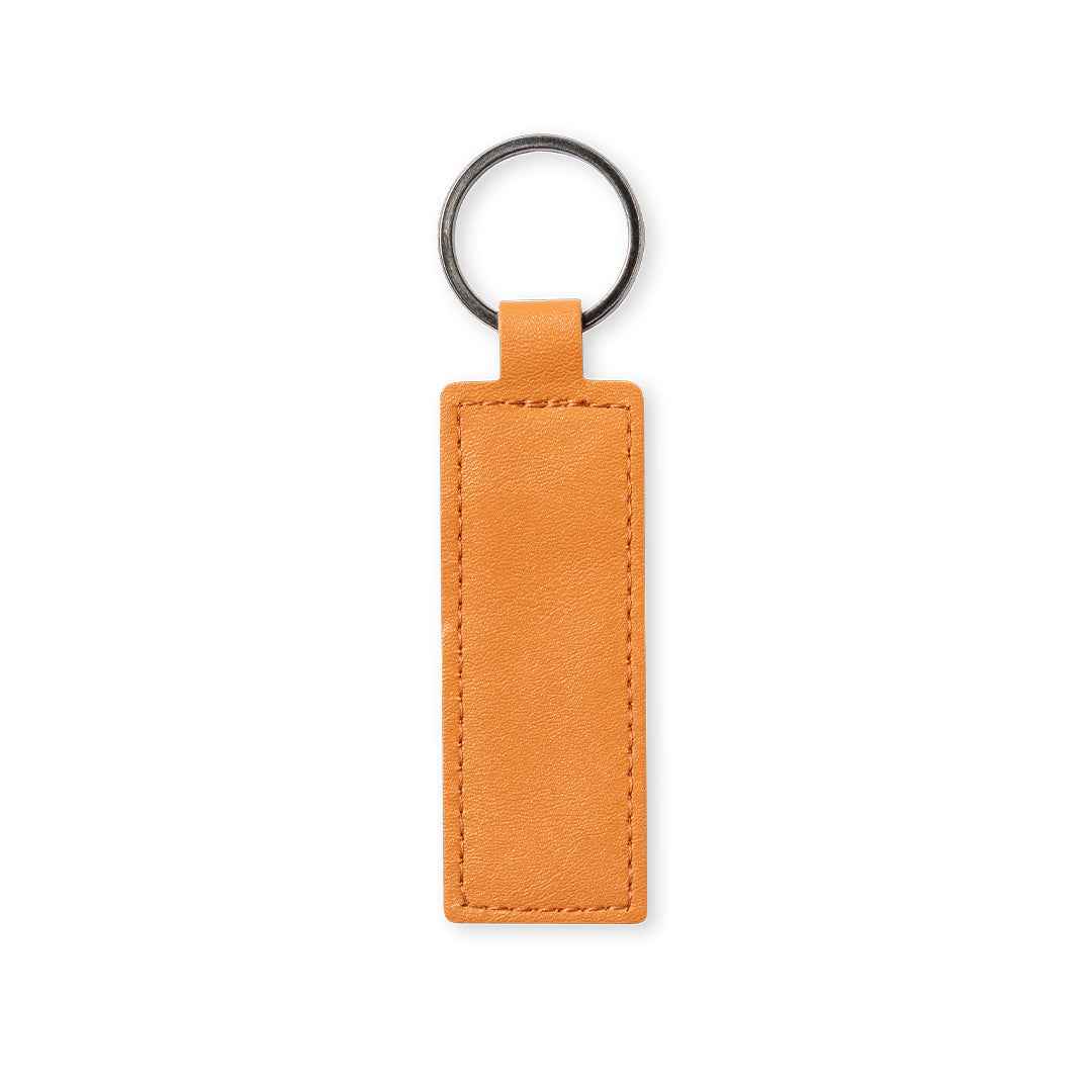 Noemix Recycled Leather Keyring – Sustainable Promotional Gift