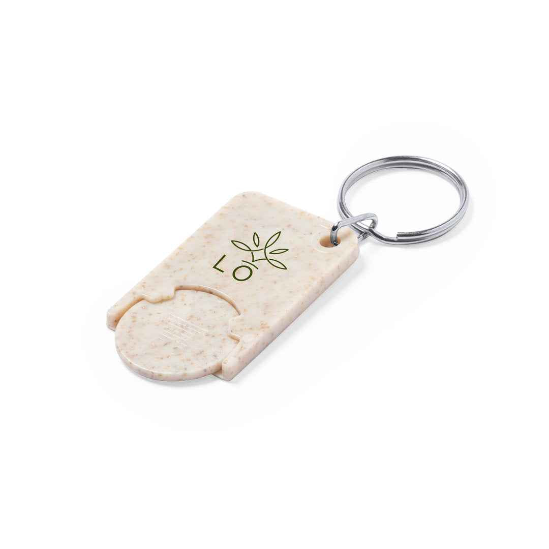 Prook Sustainable Coin Keyring – Eco-Friendly Promotional Gift
