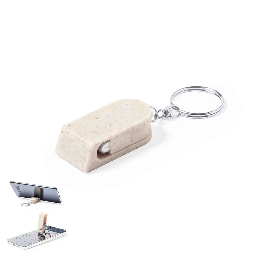 Peix Keyring with Smartphone Holder – Sustainable Promotional Gift