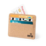 Reylox Card Holder – Elegant Natural Cork RFID Secure Holder