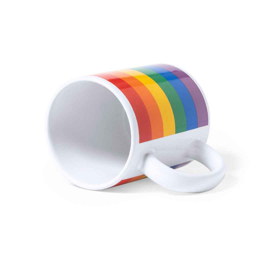 Mercurik Ceramic Mug - Custom Rainbow Mug for Irish Businesses