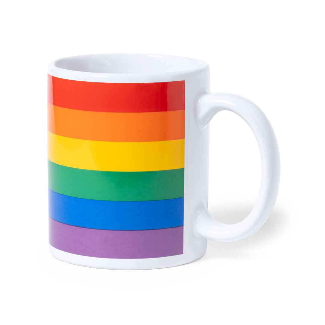 Mercurik Ceramic Mug - Custom Rainbow Mug for Irish Businesses
