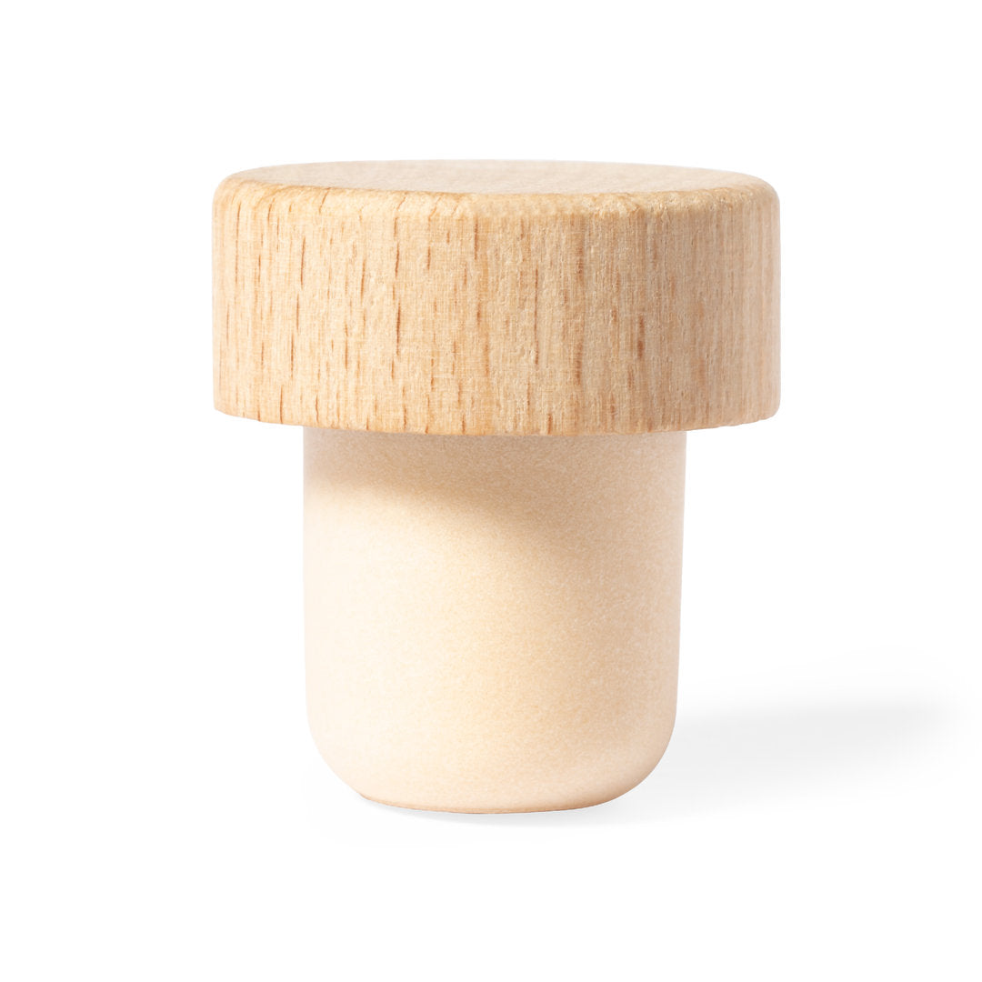 Filden Reusable Bottle Lid – Natural Wood Top with Airtight Base