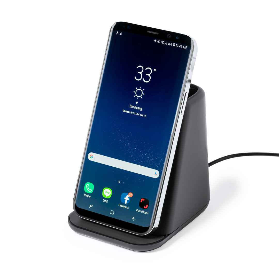 Eddar Multifunctional Pen Holder with Wireless Charger and Light