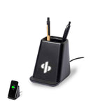Eddar Multifunctional Pen Holder with Wireless Charger and Light