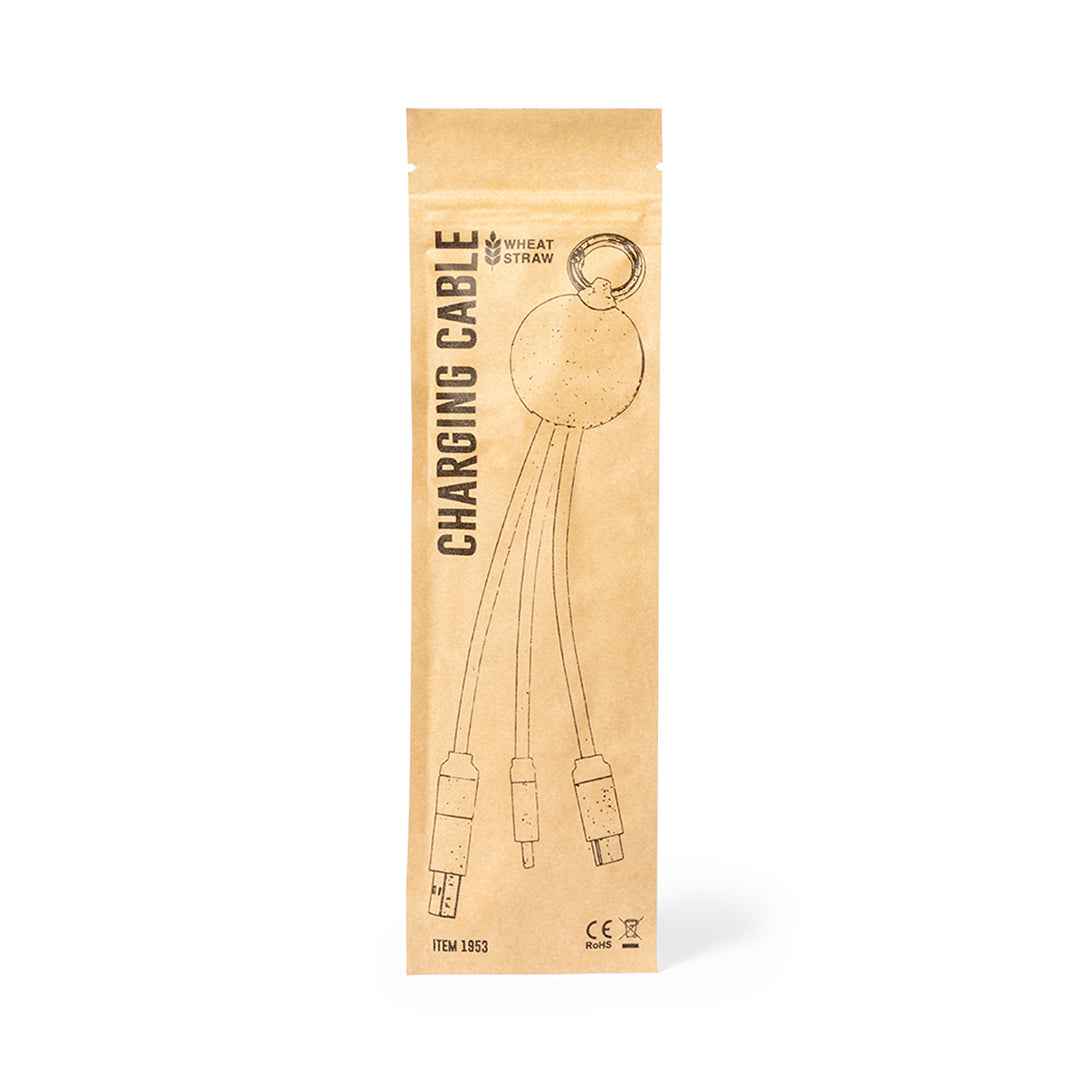 Dumof Sustainable Charging Cable - Eco-Friendly Tech Accessory
