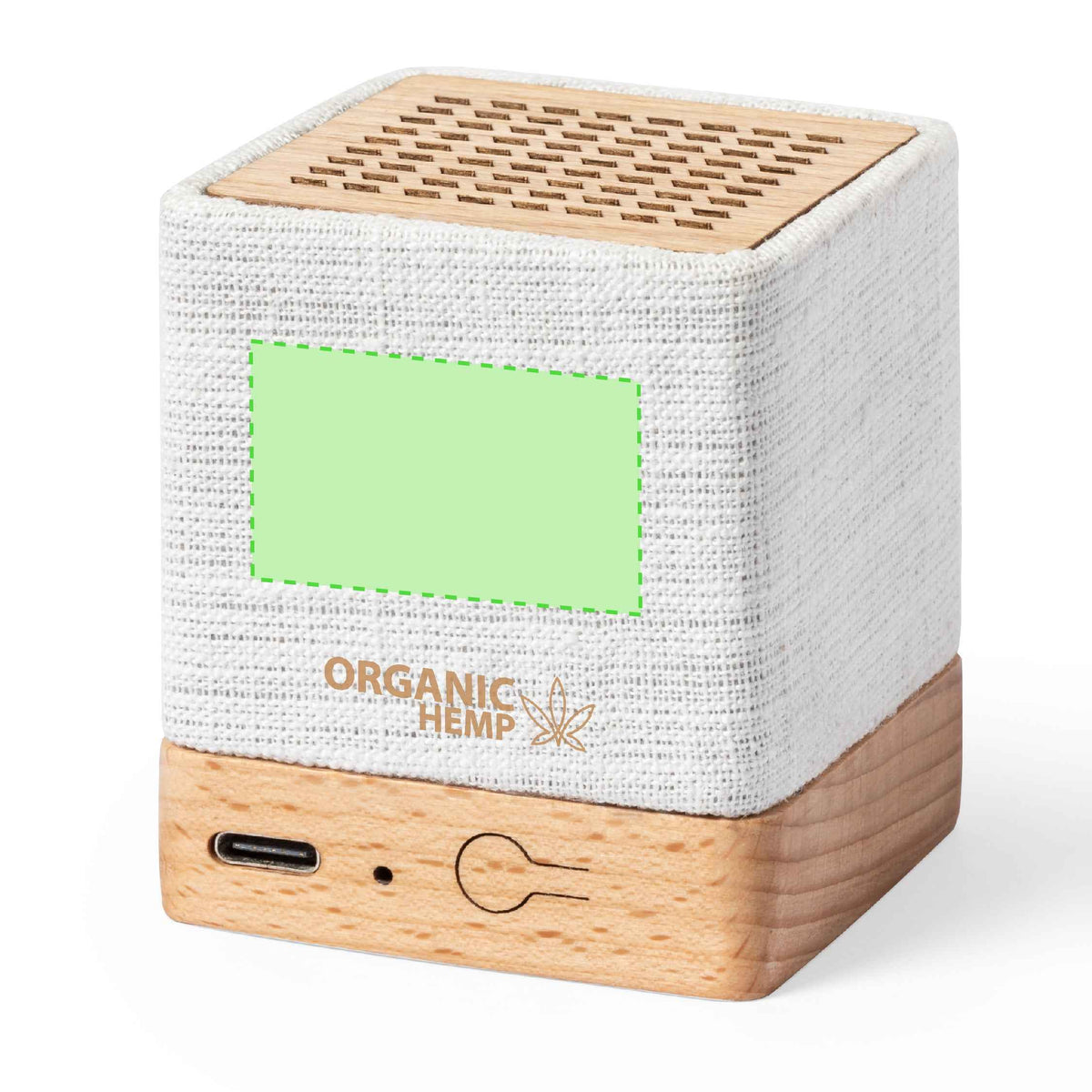 Dorkin Bluetooth Speaker - Sustainable Hemp and Wood Design