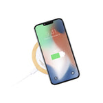 Kuzgal Wireless Charger with Hemp Case – Sustainable Tech Accessory for Irish Businesses