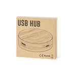 Lasiar Bamboo USB Hub – Sustainable Tech Accessory for Irish Businesses