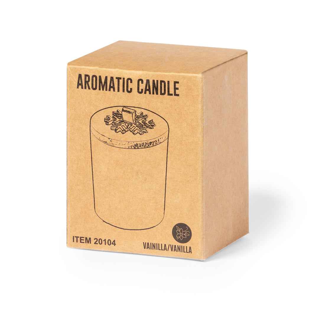 Lilnax Scented Candle – Christmas Vanilla Scent with Wooden Lid