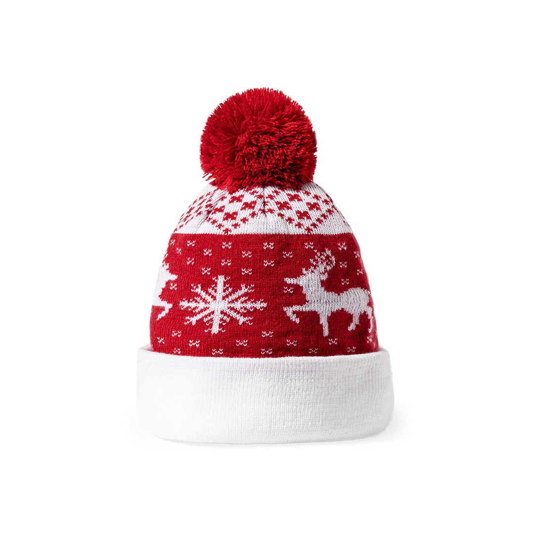 Elenix Beanie - Soft Acrylic Christmas Hat with Branding Area