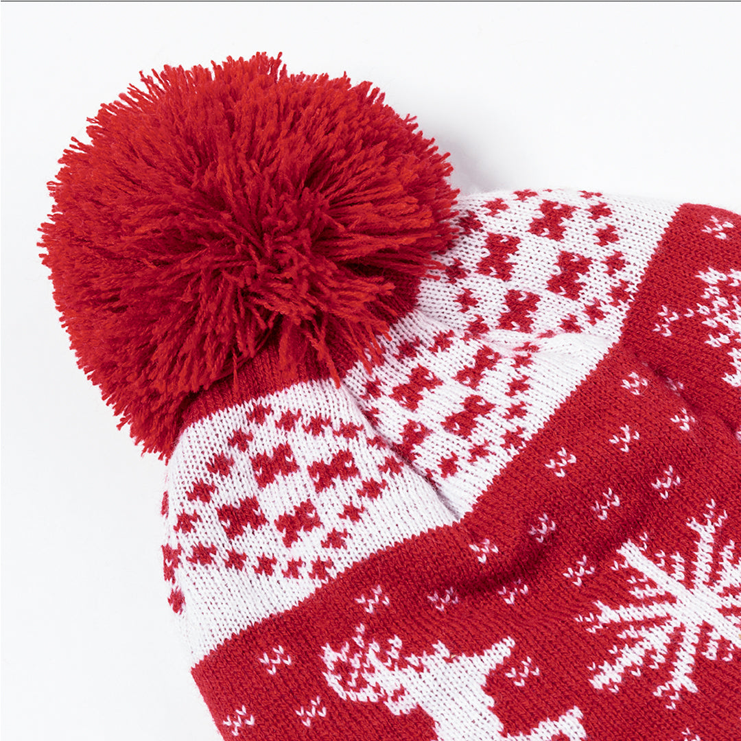 Elenix Beanie - Soft Acrylic Christmas Hat with Branding Area