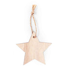 Fultom Christmas Ornament - Elegant Natural Wood Decoration