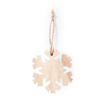 Fultom Christmas Ornament - Elegant Natural Wood Decoration