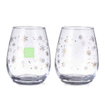 Katnis Glass Set – Elegant Snowflake Design Glassware for Businesses
