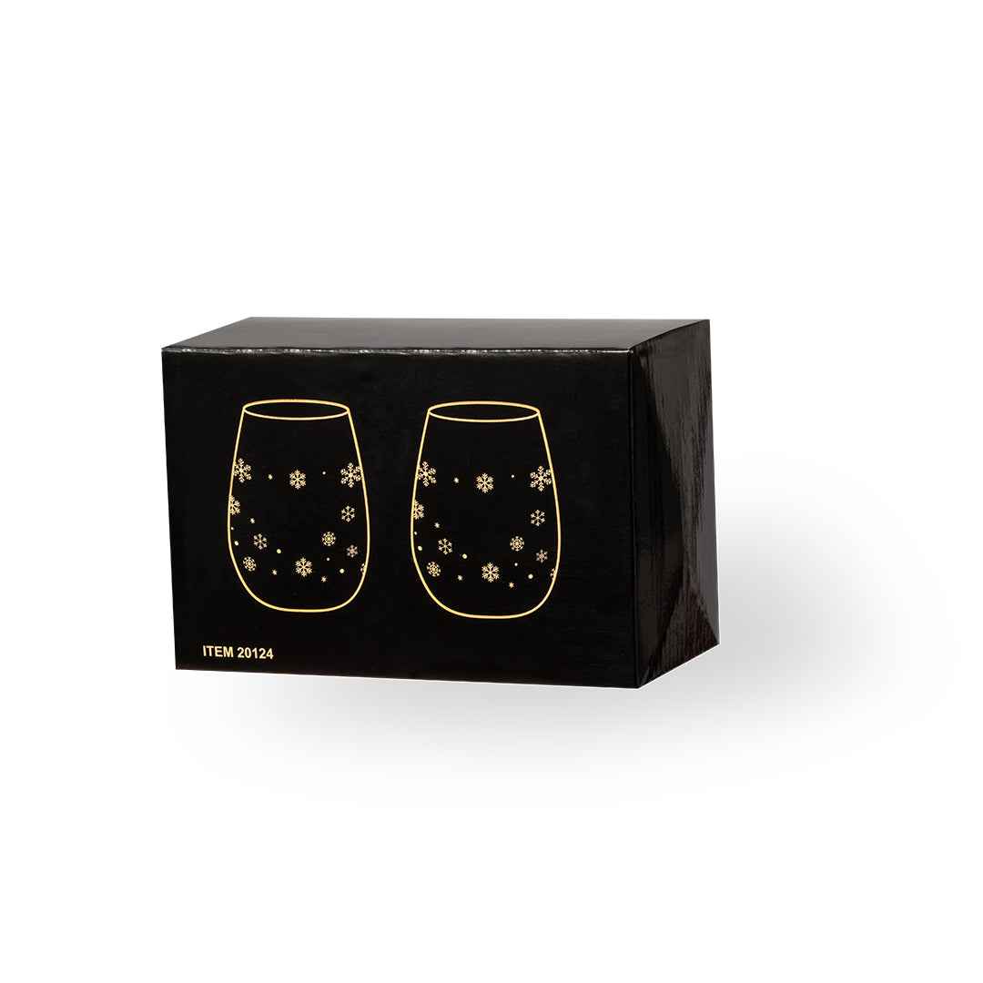 Katnis Glass Set – Elegant Snowflake Design Glassware for Businesses