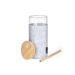 Zilber Sustainable Glass Cup - Eco-Friendly 450ml Reusable Mug