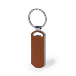 Fostel Recycled Leather Keyring – Eco-Friendly Promotional Gift